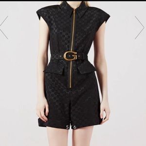 GUCCI belted romper NWT IT 38